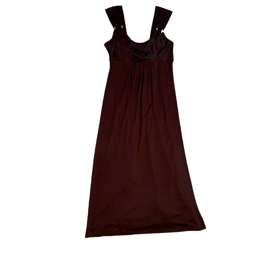 Women’s Boston Proper—Karen Alexander Dark Brown Sleeveless Maxi Dress. Size L.